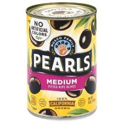 Pearls Medium Pitted Ripe Olives - 6 oz