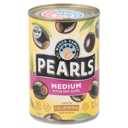 Pearls Medium Pitted Ripe Olives - 6 oz