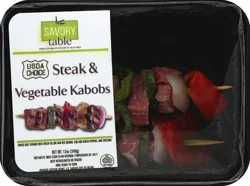 Savory Table Steak & Vegetable Kabobs 12 oz