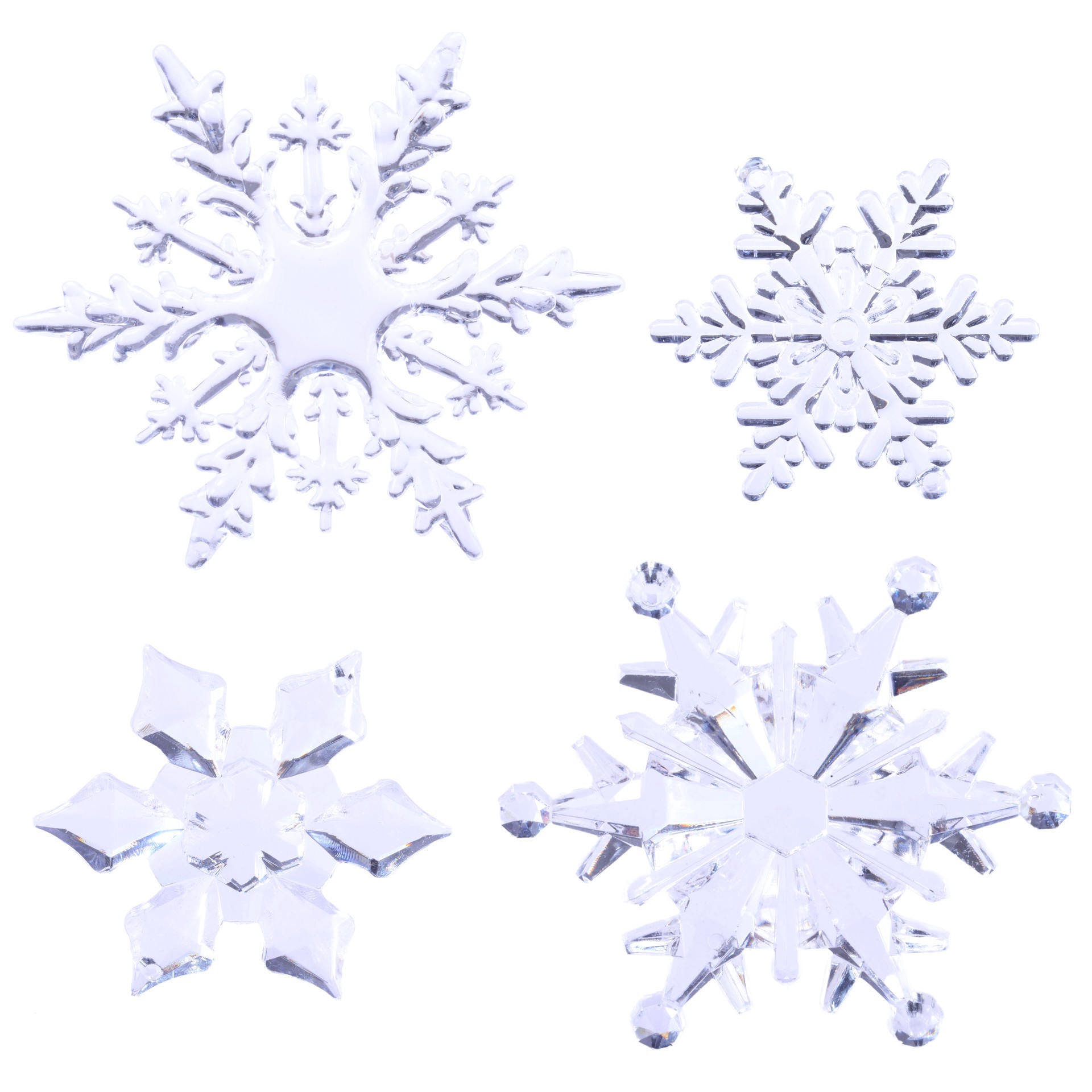 slide 2 of 2, Clear Snowflake Decorative Filler By Ashland, 1 ct