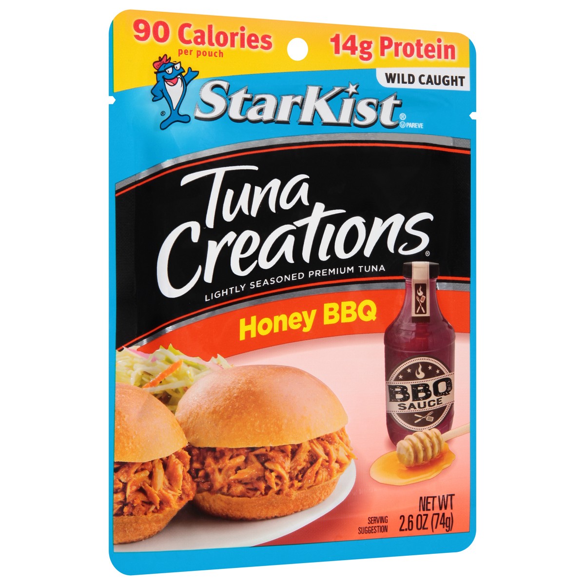 slide 2 of 9, StarKist Tuna Creations Honey BBQ Pouch, 2.6 oz