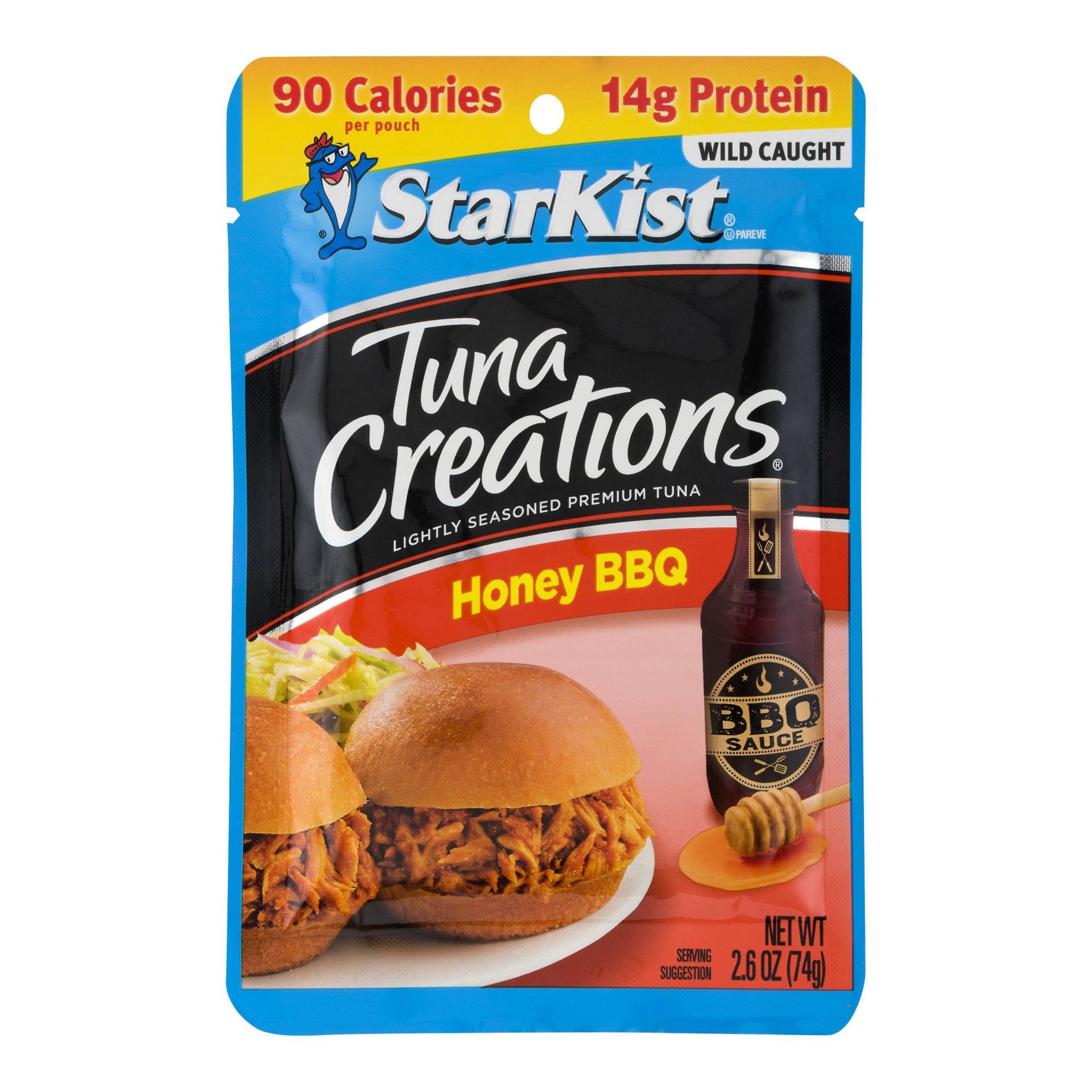 slide 1 of 9, StarKist Tuna Creations Honey BBQ Pouch, 2.6 oz