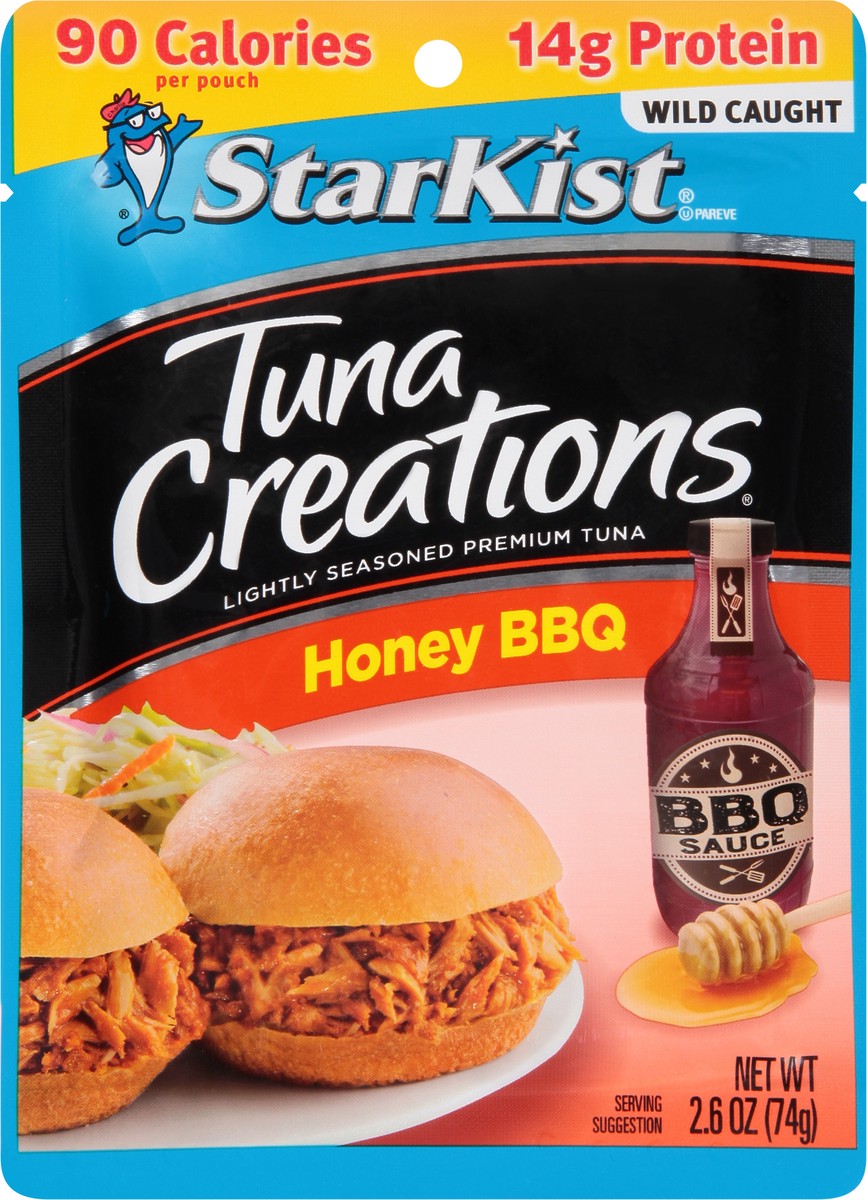 slide 7 of 9, StarKist Tuna Creations Honey BBQ Pouch, 2.6 oz