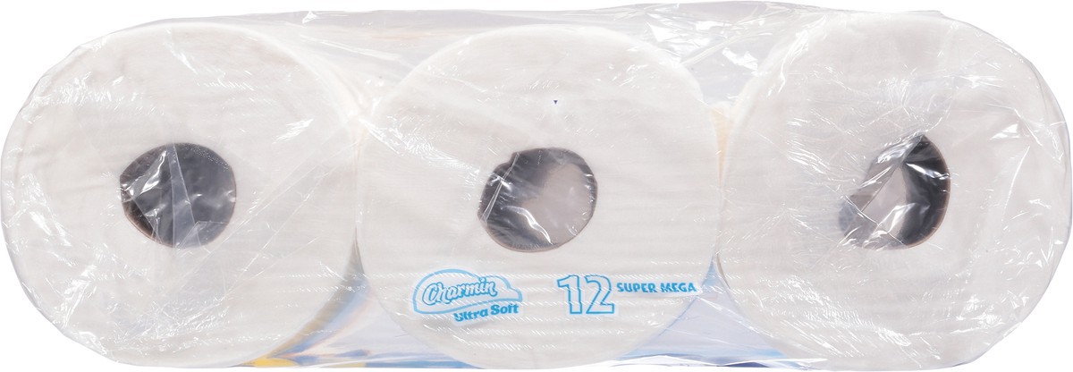 slide 9 of 9, Charmin Ultra Soft 2-Ply Super Mega Rolls Unscented Bathroom Tissue 12 ea, 12 ct