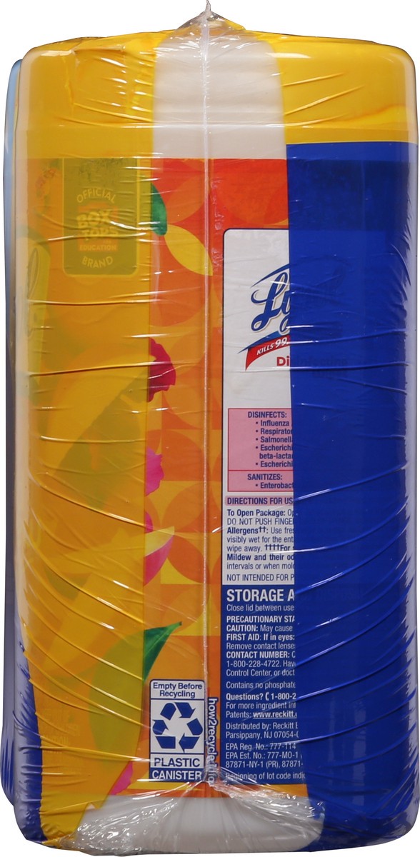 slide 7 of 9, Lysol Disinfecting Wipes 4 ea, 4 ct