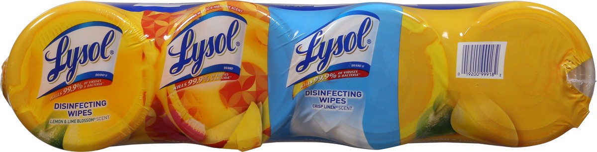 slide 6 of 9, Lysol Disinfecting Wipes 4 ea, 4 ct