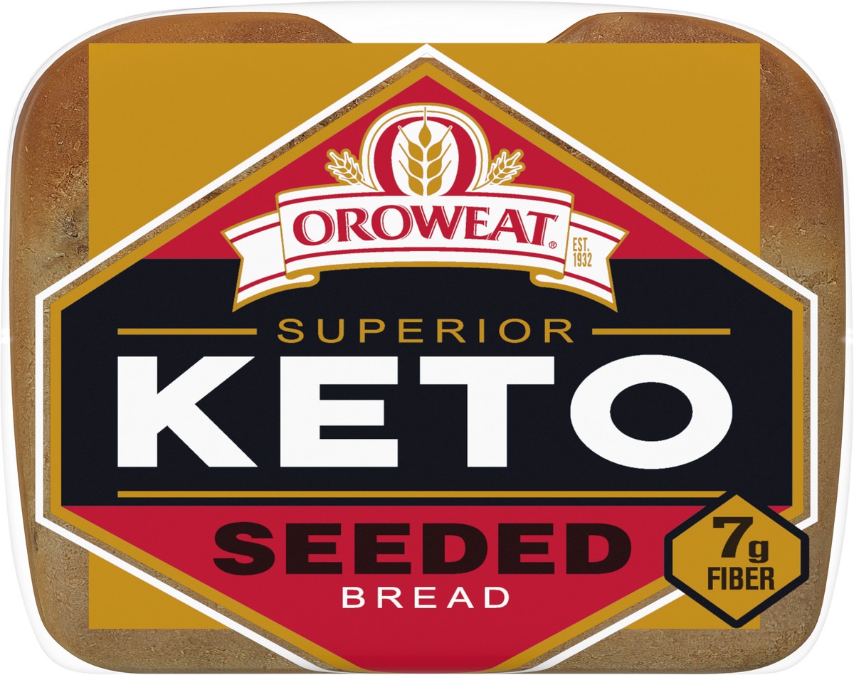 slide 4 of 7, Oroweat Keto Seeded Bread 20 Oz, 1 ct