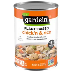 Gardein Plant-Based Chick''n & Rice Soup 15 oz