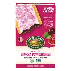 Nature's Path Organic Cherry Pomegranate Frosted Toaster Pastries 11oz Box