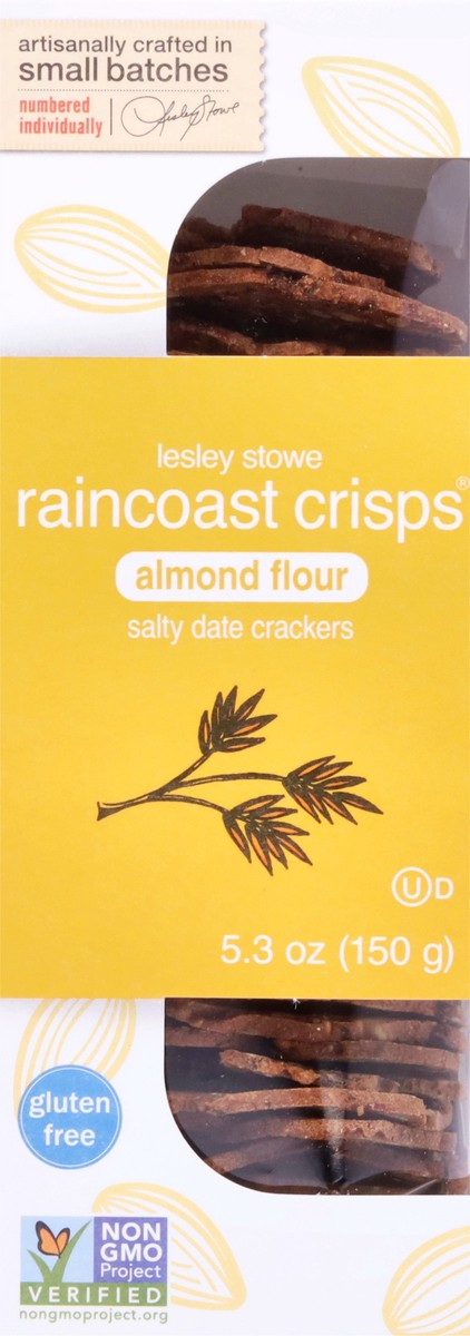 slide 8 of 9, Raincoast Crisps Almond Flour Salty Date Crackers 5.3 oz, 5.3 oz