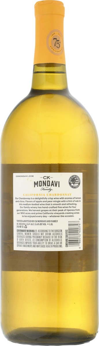 slide 5 of 9, CK Mondavi California Chardonnay 1.5 lt, 1.50 liter