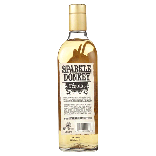 slide 2 of 5, Sparkle Donkey Tequila Reposado, 750 ml