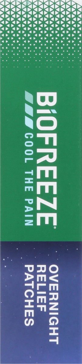 slide 4 of 9, Biofreeze Menthol Overnight Pain Relief Patches (4 Per Box) -Topical Analgesic Pain Relief For Sore Muscles, Arthritis, Backache, Strains, Bruises, Sprains And Joint Pain (Package May Vary), 1 ct