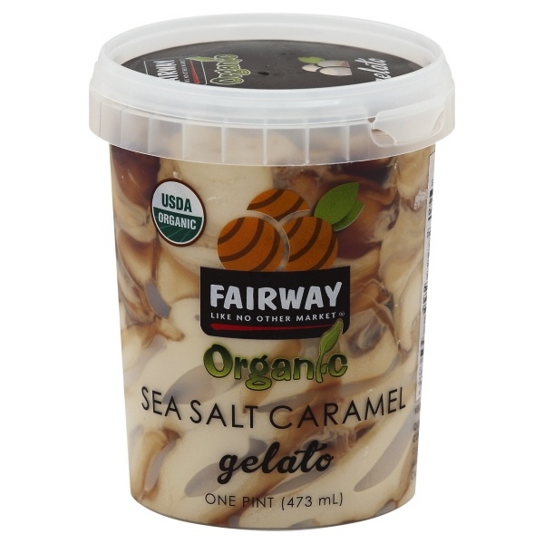 slide 1 of 1, Fairway Caramel Sea Salt Gelato, 16 fl oz