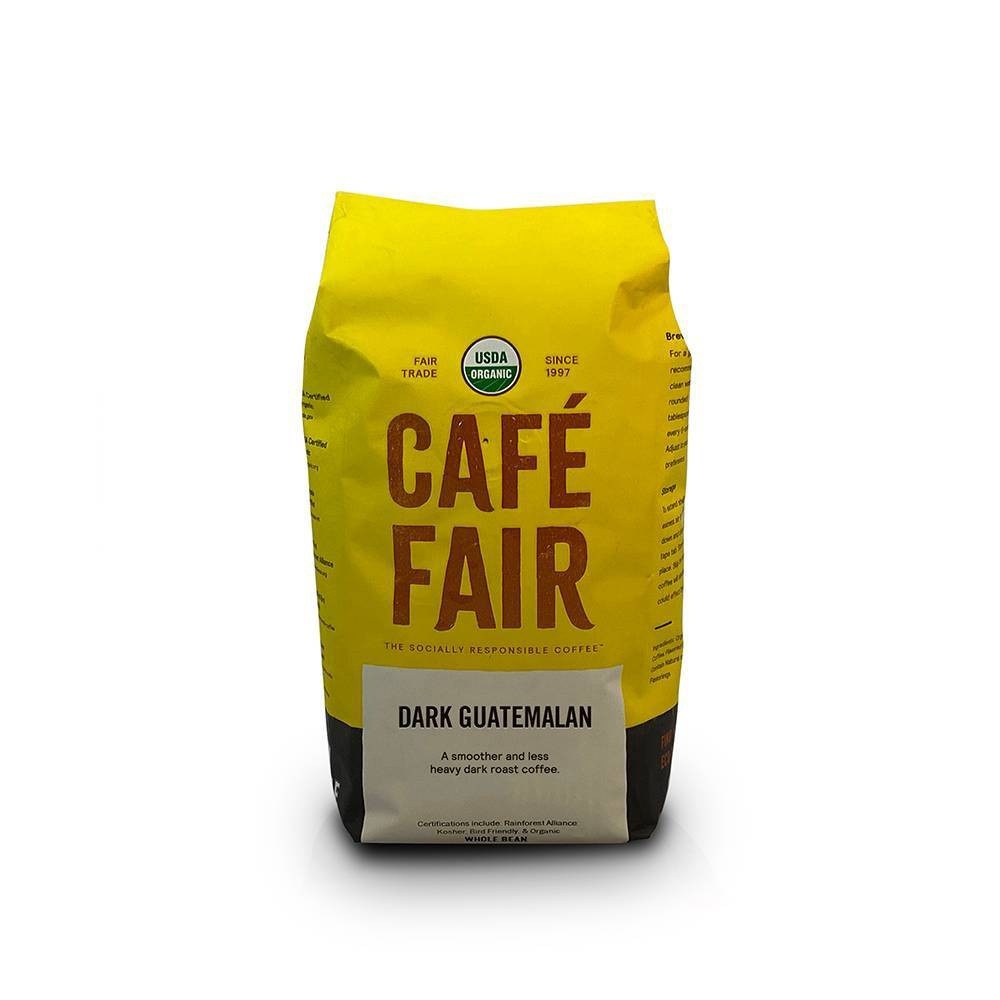 slide 1 of 1, Café Fair Dark Guatemalan Whole Bean Coffee, 10 oz