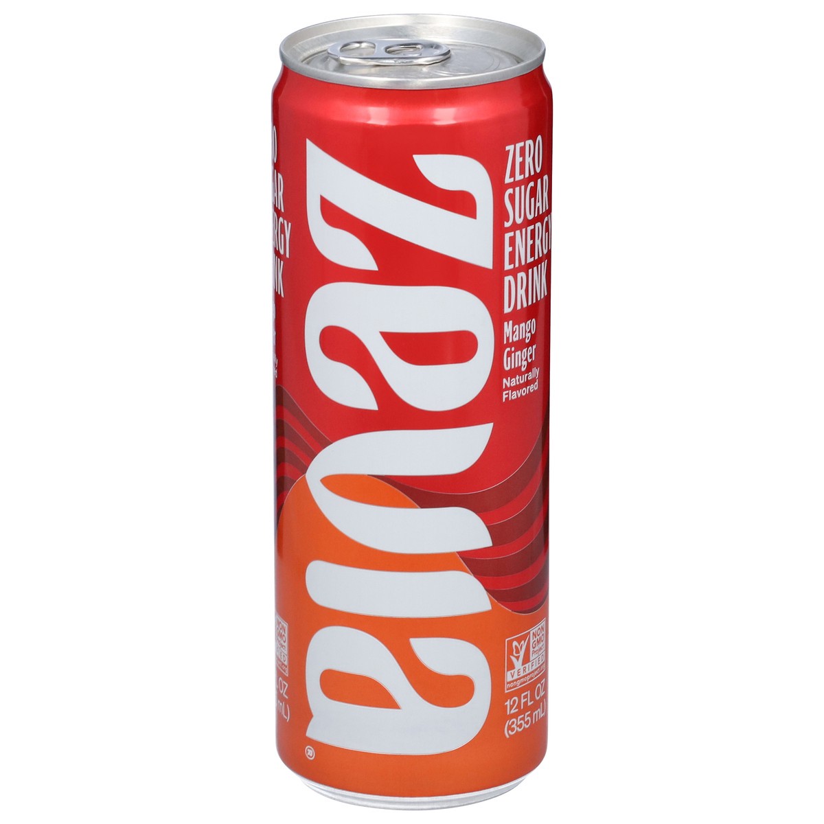 slide 3 of 14, Zevia Zero Sugar Mango Ginger Energy Drink - 12 fl oz, 12 fl oz