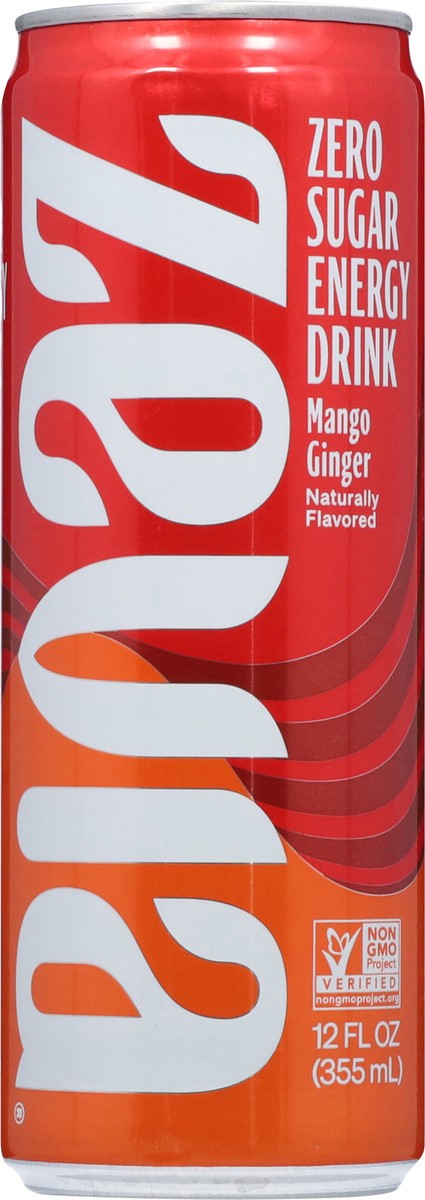 slide 8 of 14, Zevia Zero Sugar Mango Ginger Energy Drink - 12 fl oz, 12 fl oz