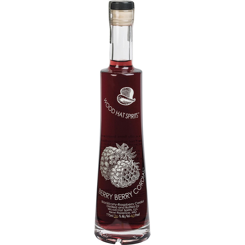 slide 1 of 1, Wood Hat Berry Berry Cordial, 375 ml