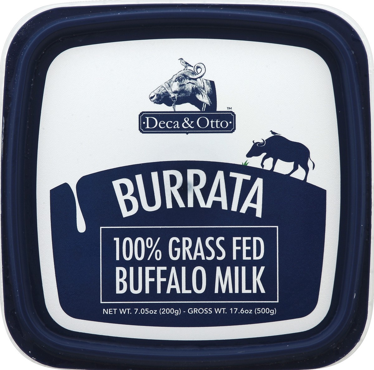 slide 2 of 5, Deca &Otto Grass Fed Buffalo Milk Burrata Cheese, 7 oz