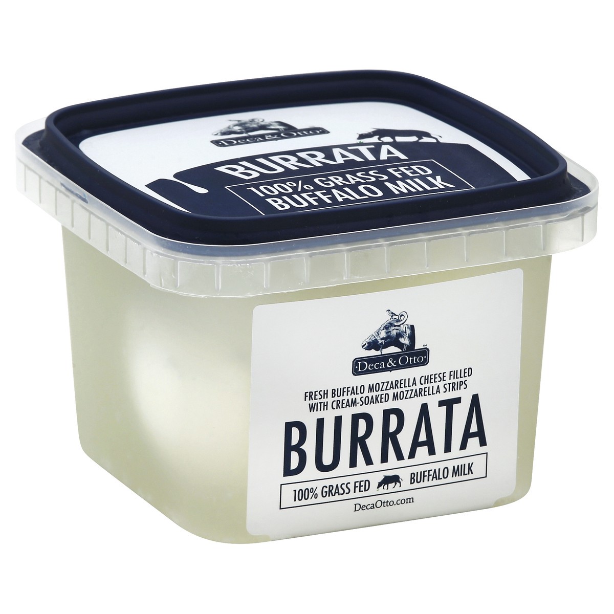 slide 5 of 5, Deca &Otto Grass Fed Buffalo Milk Burrata Cheese, 7 oz