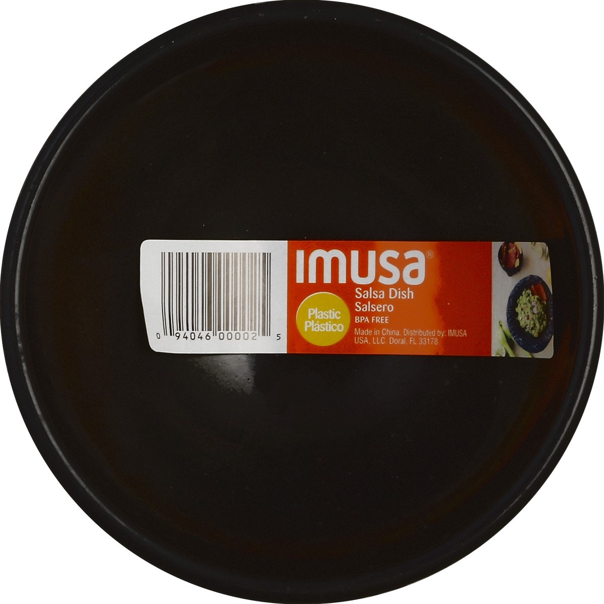 slide 3 of 3, IMUSA Black Salsa Dish, 10 oz