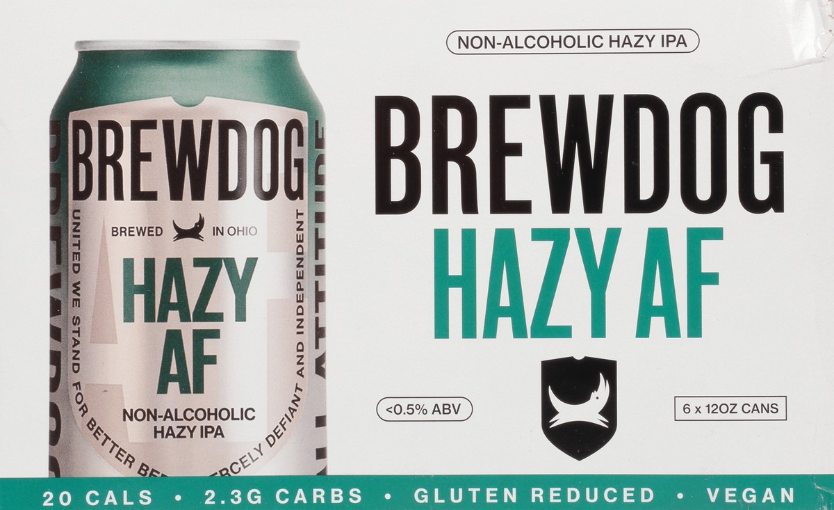 slide 4 of 14, Brew Dog Hazy Na, 6 ct; 12 fl oz