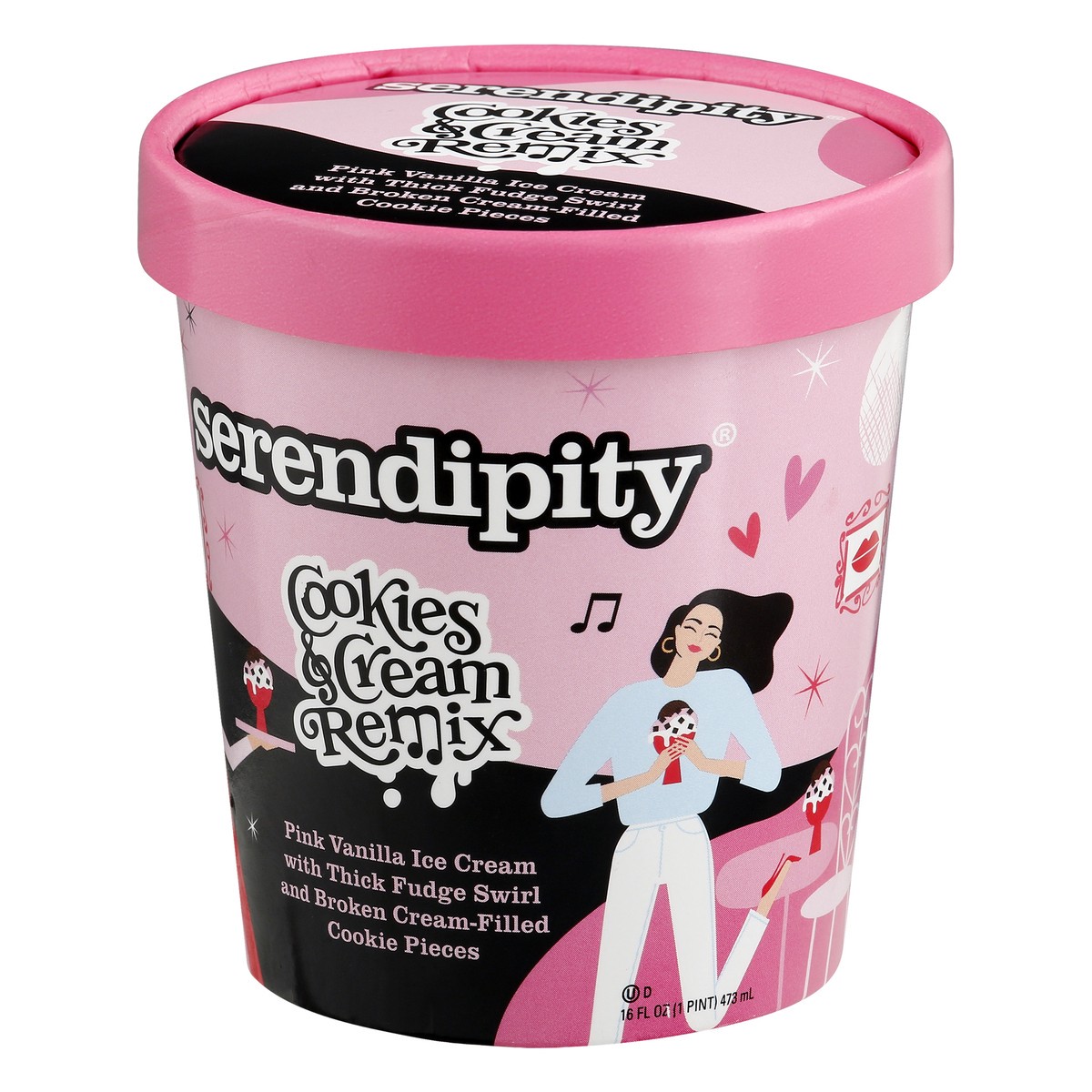 slide 5 of 12, Serendipity Cookies & Cream Remix Ice Cream 16 oz, 16 oz