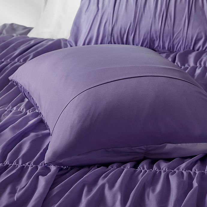 slide 6 of 6, Intelligent Design Ellen Full/Queen Comforter Set - Purple, 4 ct