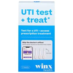 Winx Health UTI Test + Treat 3 ea