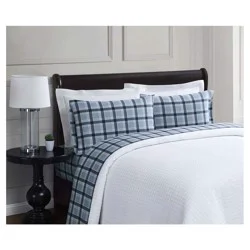 London Fog Coleman Plaid Full Sheet Set