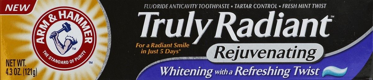 slide 4 of 4, ARM & HAMMER Rejuvenating Truly Radiant Toothpaste, 4.3 oz., 4.3 oz