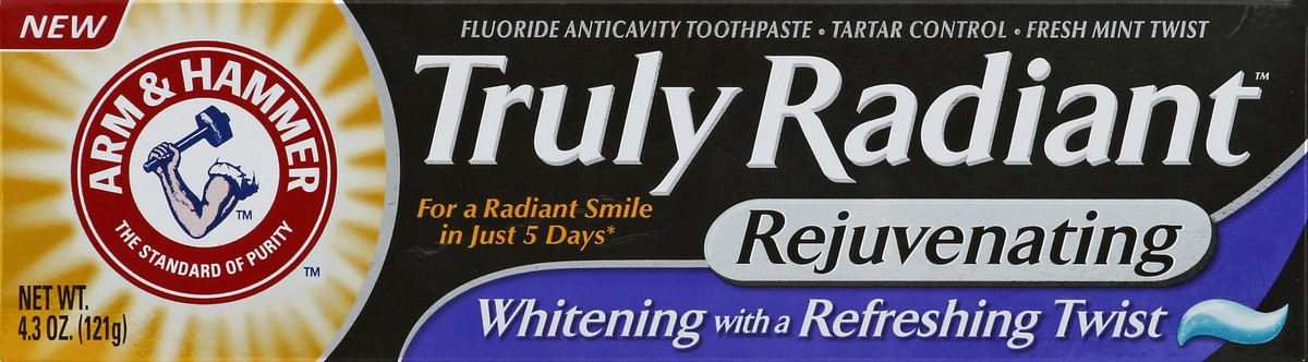 slide 2 of 4, ARM & HAMMER Rejuvenating Truly Radiant Toothpaste, 4.3 oz., 4.3 oz