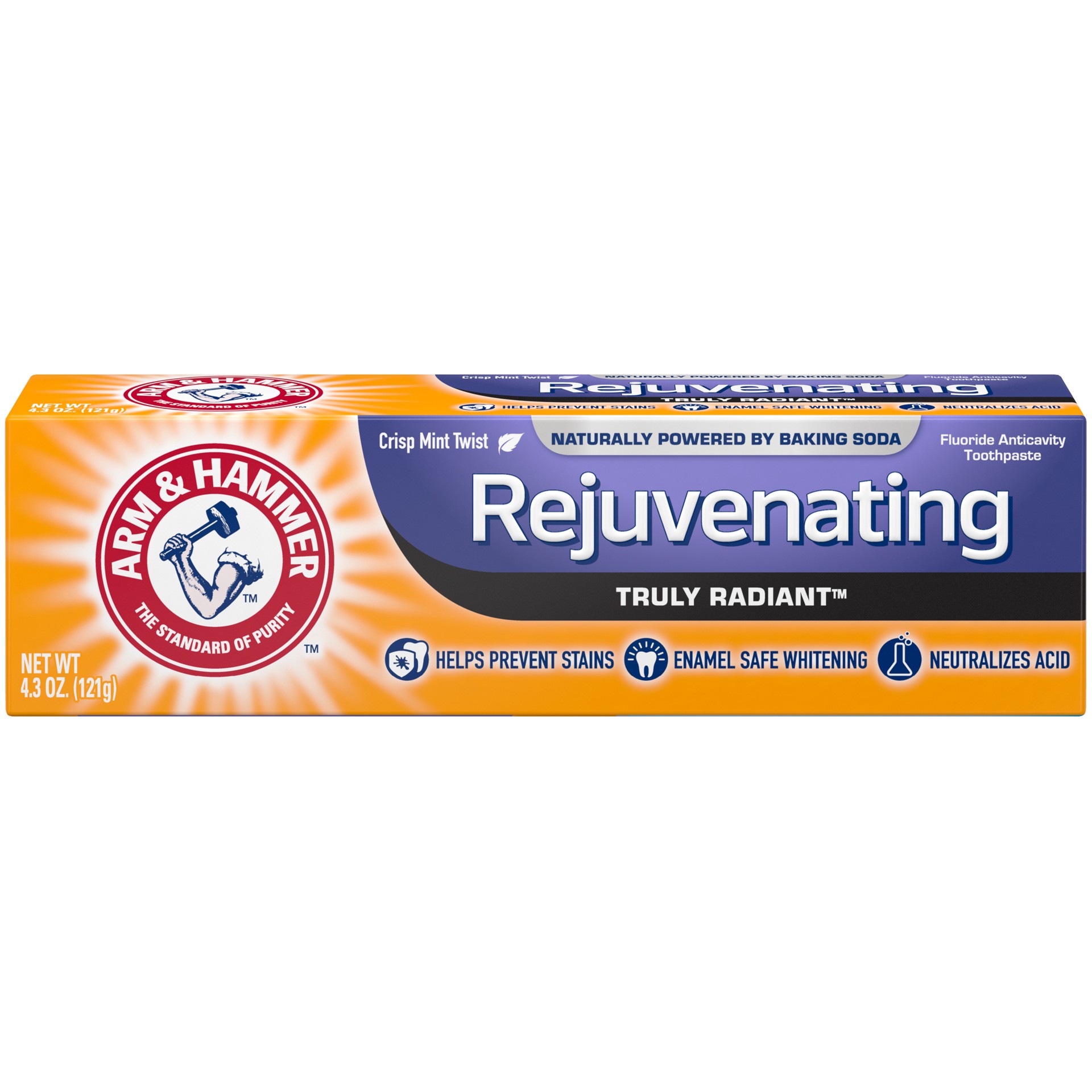 slide 1 of 4, ARM & HAMMER Rejuvenating Truly Radiant Toothpaste, 4.3 oz., 4.3 oz