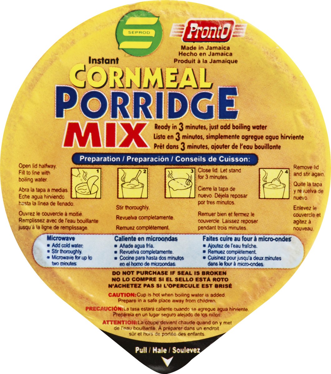 slide 10 of 10, Pronto Cup Porridge Vanilla, 60 grams