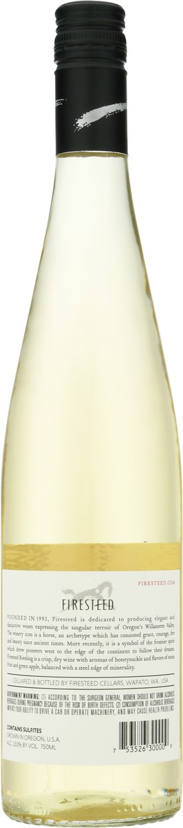 slide 9 of 9, Firesteed Willamette Valley Oregon Riesling 750 ml, 750 ml