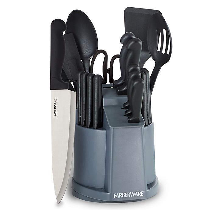 slide 1 of 4, Farberware Cutlery And Tool Carousel Set, 22 ct