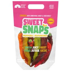 Nature Fresh Farms Sweet Snaps Peppers 12 oz