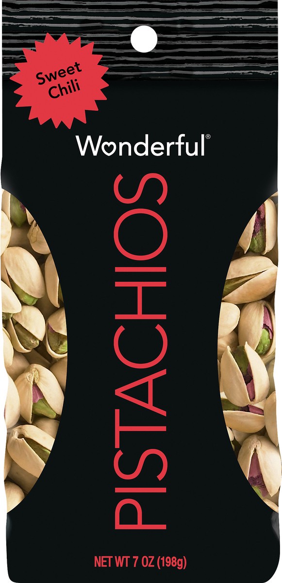 slide 2 of 3, Wonderful Sweet Chili Pistachios 7 oz, 7 oz