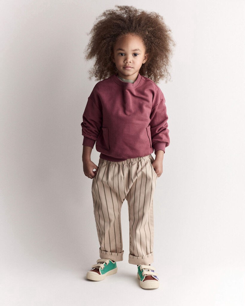 slide 2 of 6, Otteravenue Toddler Otter Sweatshirt™ with Pockets - Burgundy Burgundy 5T, 1 ct
