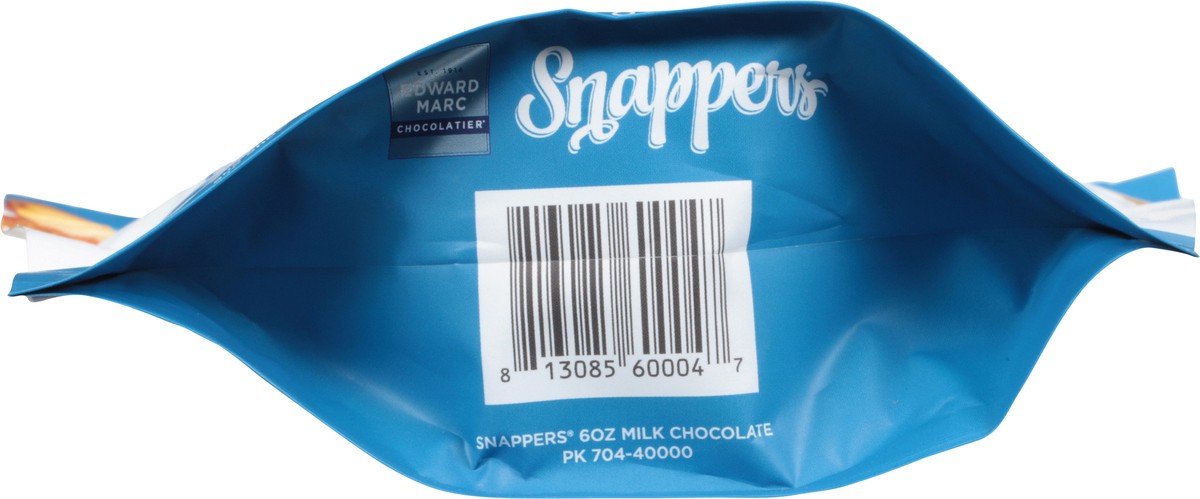 slide 7 of 9, Edward Marc Chocolatier Snappers Milk Chocolate Caramel & Pretzel Cluster 6 oz, 6 oz