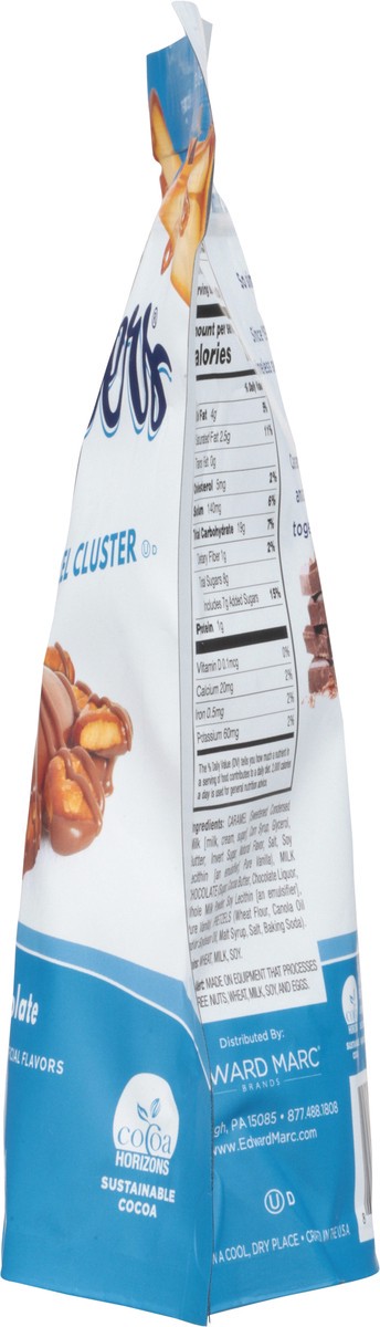 slide 4 of 9, Edward Marc Chocolatier Snappers Milk Chocolate Caramel & Pretzel Cluster 6 oz, 6 oz