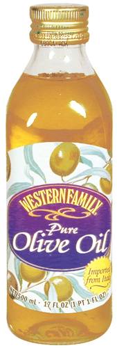 slide 1 of 1, Western Family Pure Olive Oil, 17 oz