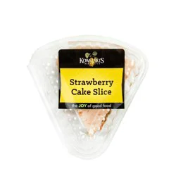 Kowalskis Strawberry Kitchen Counter Cake- Slice