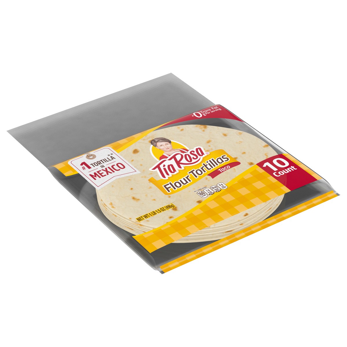 slide 9 of 9, Tia Rosa Soft Taco Flour Tortillas, 10 count, 10 ct