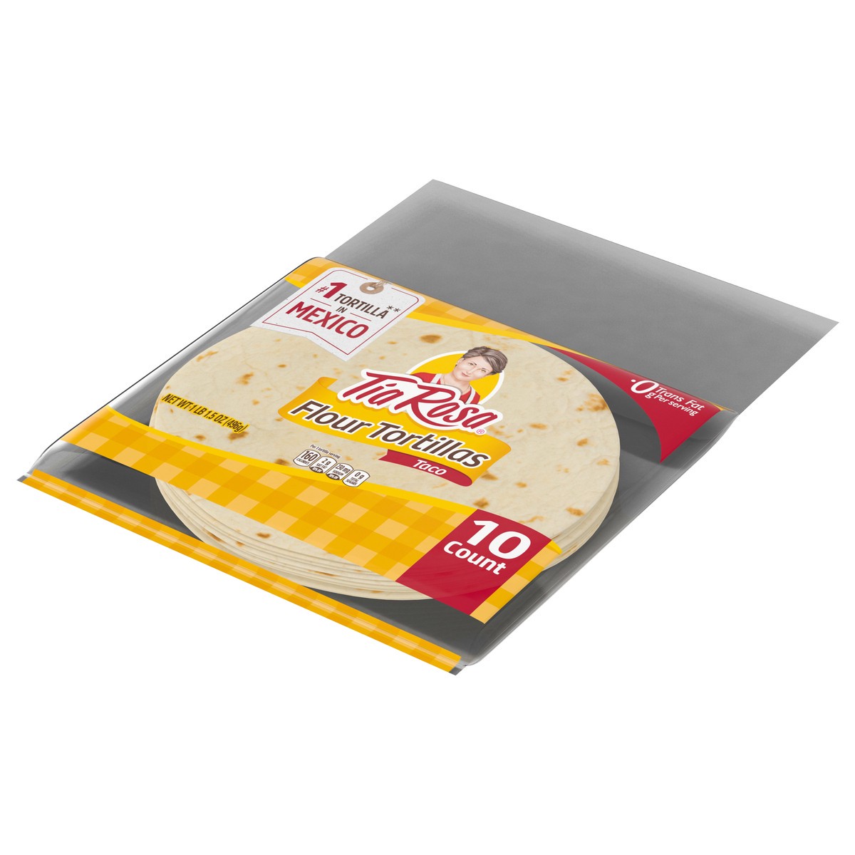 slide 4 of 9, Tia Rosa Soft Taco Flour Tortillas, 10 count, 10 ct