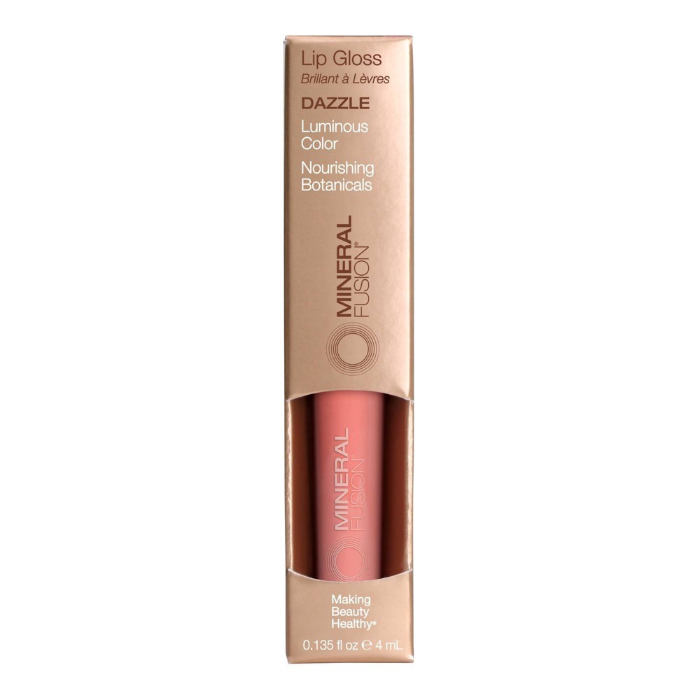 slide 2 of 5, Mineral Fusion Lip Gloss - Dazzle - 0.135 fl oz, 0.135 fl oz