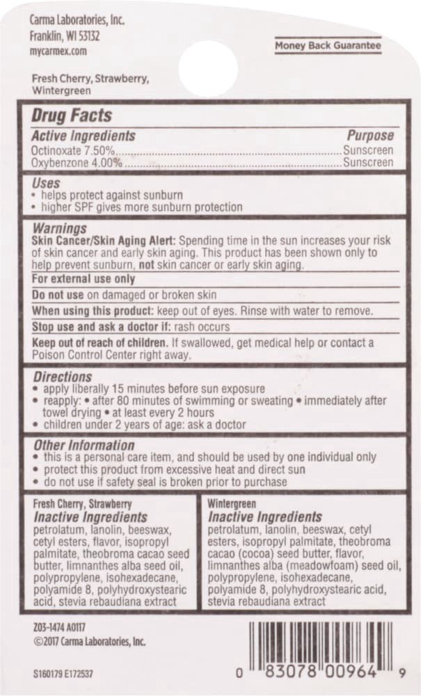 slide 3 of 6, Carmex Carmin Daily Care Moisturizing Lip Balm, 3 ct