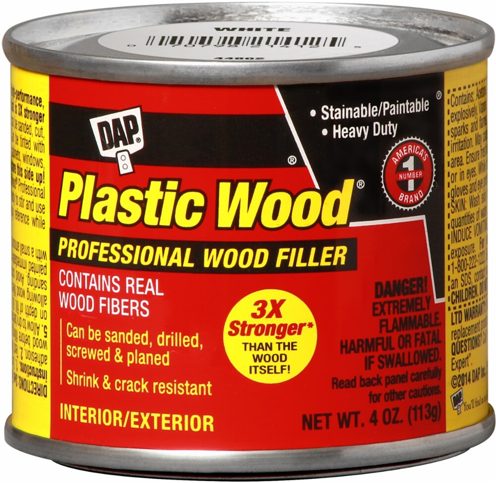 slide 1 of 1, Dap Plastic Wood Professional Wood Filler - White, 4 oz