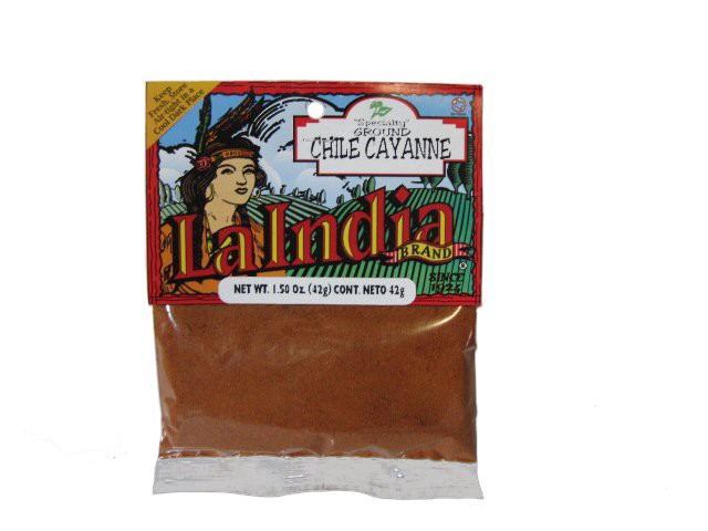 slide 1 of 1, La India Ground Chile Cayanne, 1.5 oz