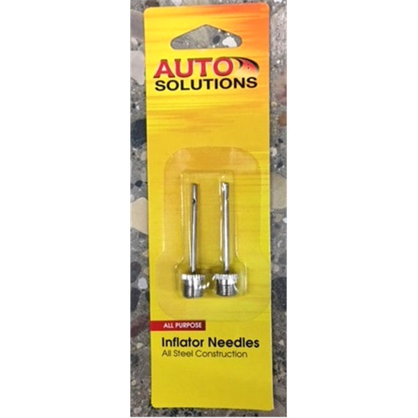 slide 1 of 1, Auto Solutions Inflator Needles, 2 ct